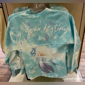 Disney Parks Frozen Tie Dye Spirit Jersey Youth XL